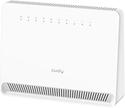 Cudy Unlocked 4G LTE Router Cat 4 AC1200 WiFi VPN Client Mesh LT500E