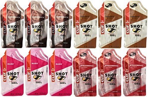Clif Shot Gel 90% Organic Variety Bundle -12 pack - 3 of Each Flavor by Clif Shot