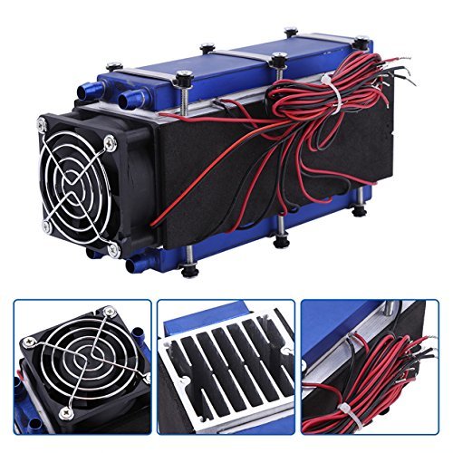 Mini Air Conditioner,DC 12V 576W 8-Chip TEC1-12706 DIY Thermoelectric Cooler Air Cooling Device