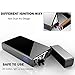 Dual Arc Plasma Lighter - USB Rechargeable, Windproof, Flameless, Butane Free, Electric Candle Lighter (Black)