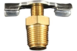 Milton 614-2BK 1/8" Compressor Tank Drain Cock - Box of 50