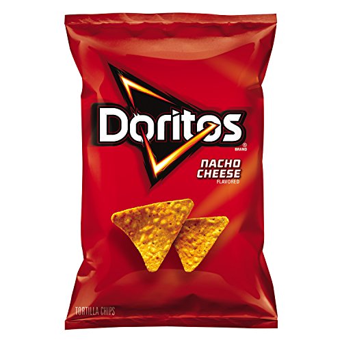 Doritos Nacho Cheese Flavored Tortilla Chips, 3.125 Ounce