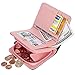 Women's Wallet Short Cartoon Cute Cat Wallet Coin Purse Bifold Purse with Zipper