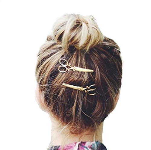 Headpiece,Orangeskycn One Piece Hair Clip Hair Accessories Headpiece (Gold)