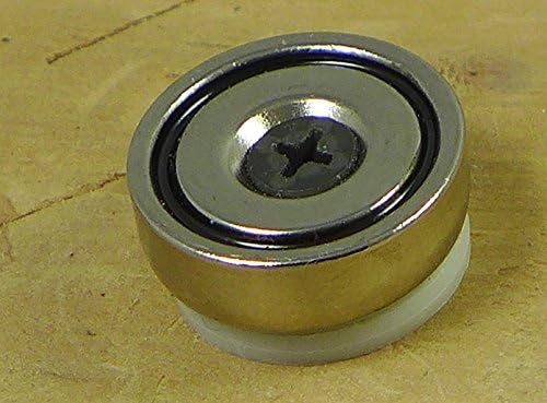 3-Pack Gun Magnet Set Fixed by One Screw Under Desk or bed, on wall, in Cars or Vehicle... 7 lbs, 12 lbs to 20 lbs. for Magazine, Pistol and Rifle / Shotgun Holder or holster