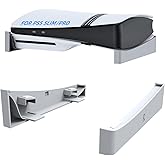 EJGAME PS5 Pro Accessories Horizontal Stand,Base Stand Compatible with PlayStation 5 Pro/Slim Disc & Digital Edition (White)