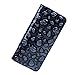 Womens Vintage Leather Wristlet Wallets Skull Designer Clutch Purses