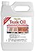 STAR BRITE Marine Grade Teak Oil - Long-Lasting, UV-Resistant Wood Sealer & Preserver With UV Protection for Boats, Outdoor Furniture & All Fine Wood