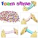 24 Pack Slime Making Kit Including Fishbowl Beads, Foam Balls,Rainbow Pearl, Imitation Gold Silver Leaf, Fruit Cake Flower & Love Slices and Slime Tools for Making Slime