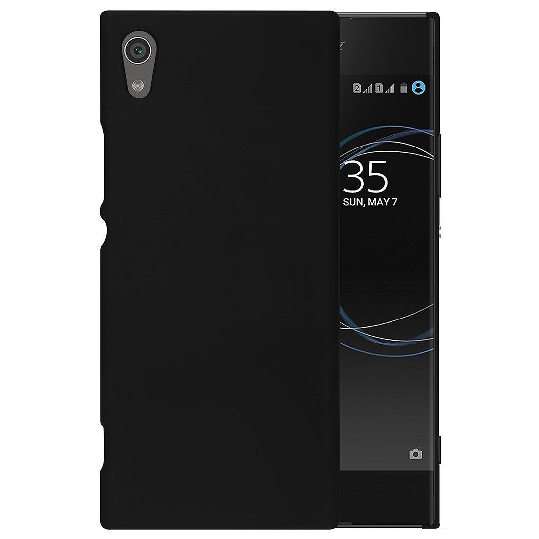 Finaux Slim Matte Finish Rubberized Black Hard Back Amazon In Electronics
