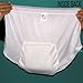 Wearever Men's Super Washable Incontinence Underwear Brief Medium White
