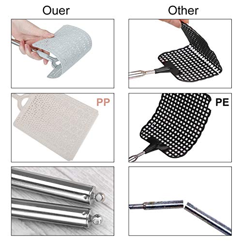 2 Doglover+Extendable+Flyswatter+Telescopic+Flexible