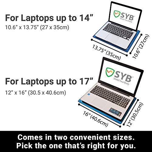 SYB Laptop Pad, EMF Radiation Protection, Cooling RF Blocker Shield