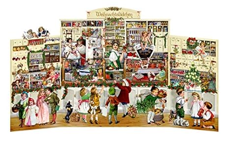 Das Weihnachtslädchen: Triptychon zum Aufstellen
