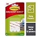 Command Poster Hanging Strips, Small, White, 24-Strips (17024-24ES)