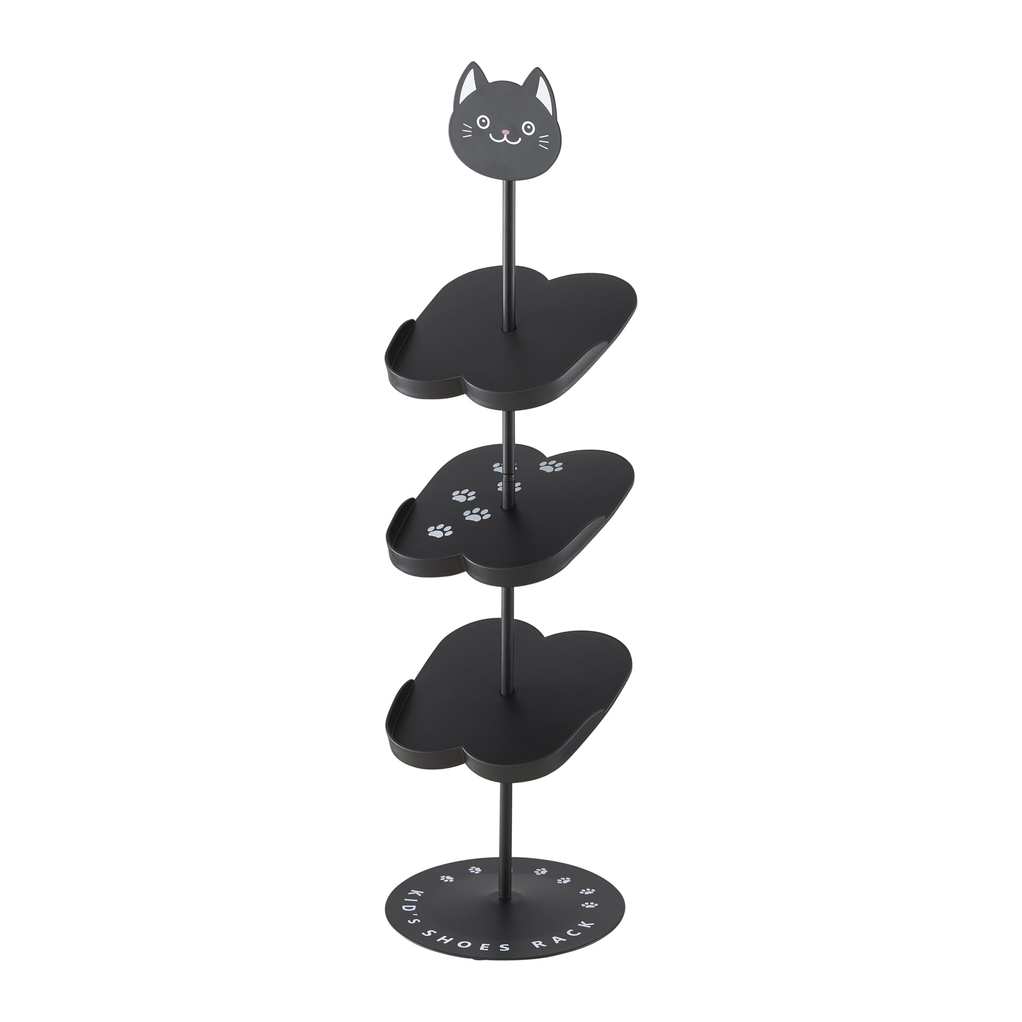 Yamazaki 7964 Shoe Rack for Kids, black, Steel/Polypropylene, Minimalist, 18 x 18 x 64.5 cm
