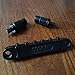 MENSANL Black Roller Saddles Tune-O-Matic Bridge for Les Paul LP Guitar Good for Bigsby