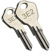Safe &amp; Fire Box Keys Cut to Code 3E2 that fits Sentry / (2) Two Keys/Replacement Safe Keys 3E2 Compatible with Sentry