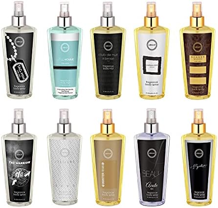 Armaf Best Of 10 250ML Body Mists For Men Tag Him Blue Homme