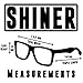Shiner Bamboo Wood Polarized Sunglasses - UV400 Lenses, Wayfarer Style (Bamboo, Black)