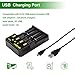 4-Slots Intelligent Universal Battery Charger for 3.7V IMR Li-ion 10440 14500 14650 16340 17670 18500 18650 18700 22650 20700 21700 22700 25500 26650 26700 Batteries