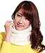 Simplicity Unisex Long Cowl Knitted Neck Scaves Circle Infinity Scarf, Beige