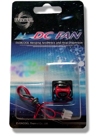 Evercool 17mm x 8mm 5v Fan EC1708M05E 2 Pin/Wire Nano Fan