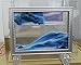 YayaCat Deep Sea Moving Sand Art Picture Sandscapes in Motion Office Desktop Art Decor Mini Size Blue 7