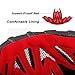 Base Camp With Detachable Goggles Vents Multi-sport Professional Cycling Bicycle Bike Helmet (red)