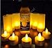 Opeita Rechargeable Candles (12 Pack), Rechargeable Tea Lights, Flameless Candle Tealight,Premium LEDs in High Brightness,Long Lasting 10~12 Hours,Ideal for Restaurants,Coffee Shops,Hotel and Home