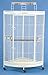 New Corner Open Playtop Parrot Bird Cage – 36″ X 25″ X 61″H – 4 Colors Available (Egg Shell White)thumb 2