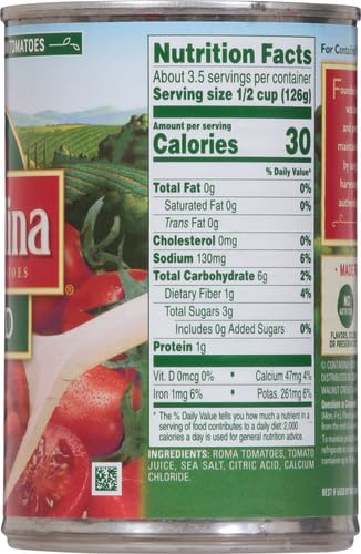 CONTADINA ROMA STYLE DICED TOMATOES 14.5 OZ (PACK OF 12)