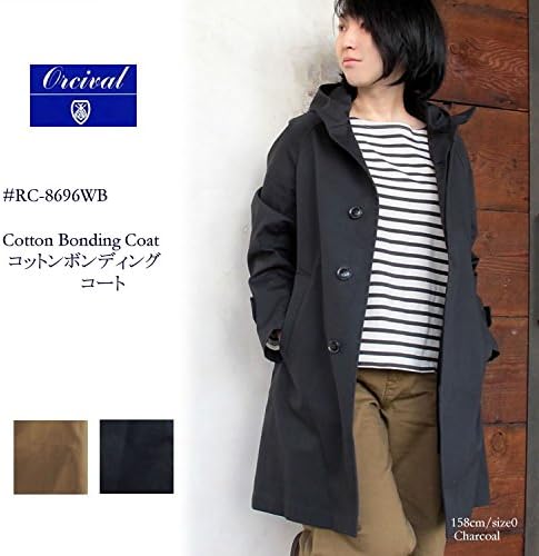 Amazon オーシバル Orcival レディース コート コットンボンディング Rc 8696wb Sk 2 レディースl Charcoal コート ジャケット 通販