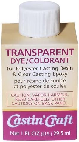 Environmental Technology 1-Ounce Casting' Craft Transparent Dye, Blue
