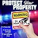 Signs Authority Video Security Decals Sign for Home/Business | Self Adhesive Vinyl Stickers - for Window | Door & Wall | Camera Surveillance Systems | CCTV | Pack of 4 (6