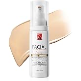 Tinted Sunscreen for Face SPF 60,Moisturizing Facial Mineral Sunscreen and Primer 2-IN-1,Body Sunblock,Hydrating Sunblock,Lightweight Tinted Moisturizer with SPF for All Skin 01