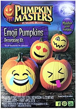 Pumpkin Masters Emoji Pumpkins Decorating Kit