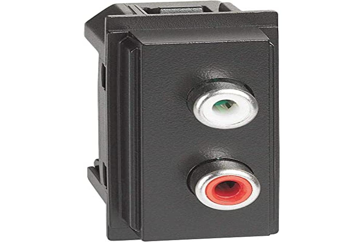 Living Now Double Module Rca, Black