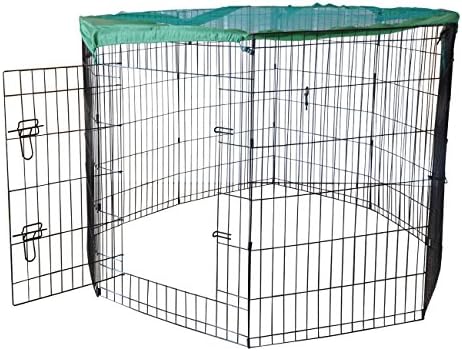 Cool Runners Wire Xpen with Sun/Shade Security Cover and Gate