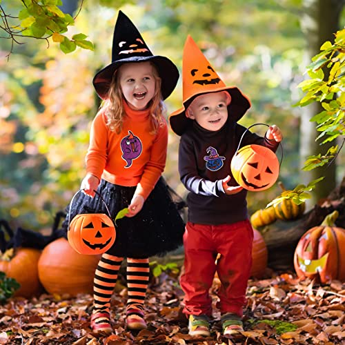 GYGYL 16pcs Halloween Embroidered Patches, Halloween Theme Iron on Patch, DIY Sew Applique Repair Patch, Sew On/Iron On Patch for Jackets, Jeans, Pants,Backpacks, Clothes