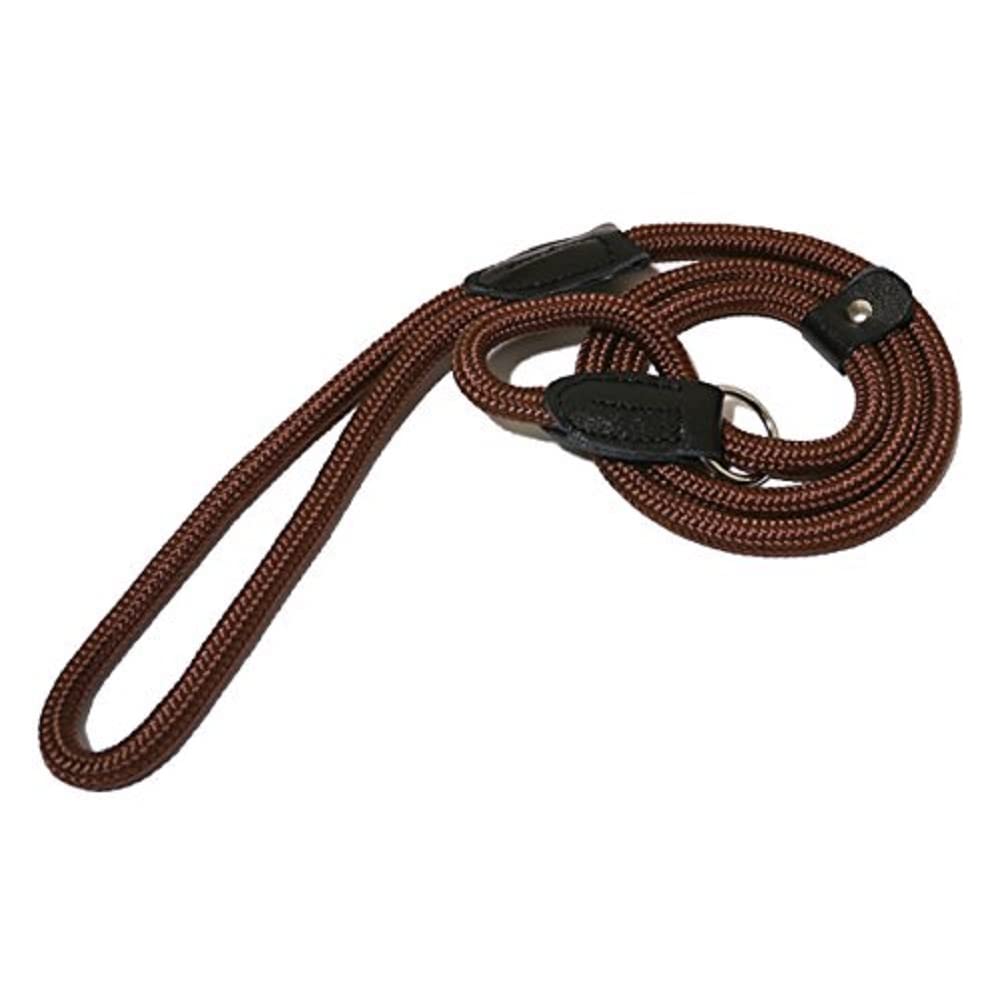 ROPE TWIST SLIP LEAD BROWN