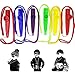 Fartime 6Pcs Plastic Kazoos With Lanyards,Musical Instruments,Good Gift for Kids,A Good Companion for Ukulele, Violin, Guitar,Piano Keyboard.