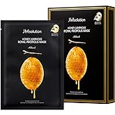 JMsolution Honey Royal Propolis Ampoule Korean Skin care Face Mask -Rich Moisturizing boositng Nutrition -10sheets For All Skin Type