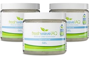 Fresh Wave IAQ Commercial Odor Eliminating Gel, 16 Fl. Oz. | Pack of 3 | Odor Absorbers for Home | Safer Odor Relief | Natural Plant-Based Odor Eliminator | Replace Every 15-60 Days