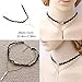 Tpocean 21Pcs Vintage Lace Tattoo Choker Set Gothic Velvet Necklaces Black Sexy Choker