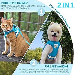 Supet Cat Harness and Leash Set for Walking Cat and