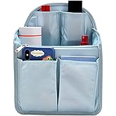 HOYOFO Mini Backpack Organizer Insert Small Shoulder Bag Divider for Rucksack Purse Lightweight Nylon, Light Blue