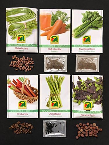 6 variedades | Surtido de semillas de verduras | Edición Gourmet ...