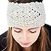 Lookatool Womens Warm Hat Skiing Cap Knitted Empty Skull Beanie Headband (White)