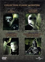 Classic Monsters Collection - Coffret - La Momie + L'homme Invisible + Le Fantôme De L'opéra + L'étrange Créature Du Lac Noir
